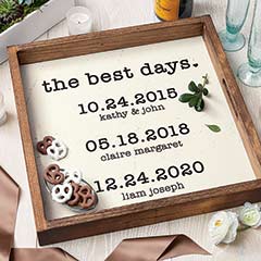 Product Image of The Best Days Personalized Tray