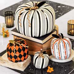 Festive Fall Patterned Pumpkins