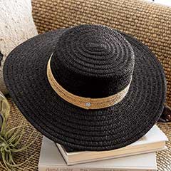 Noir & Straw Hat