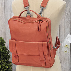 Sunset Grove Leather Backpack