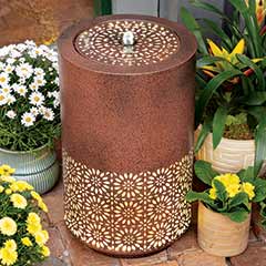 Sunflower Metal Fountain