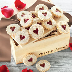 Heart Windowpane Cookies